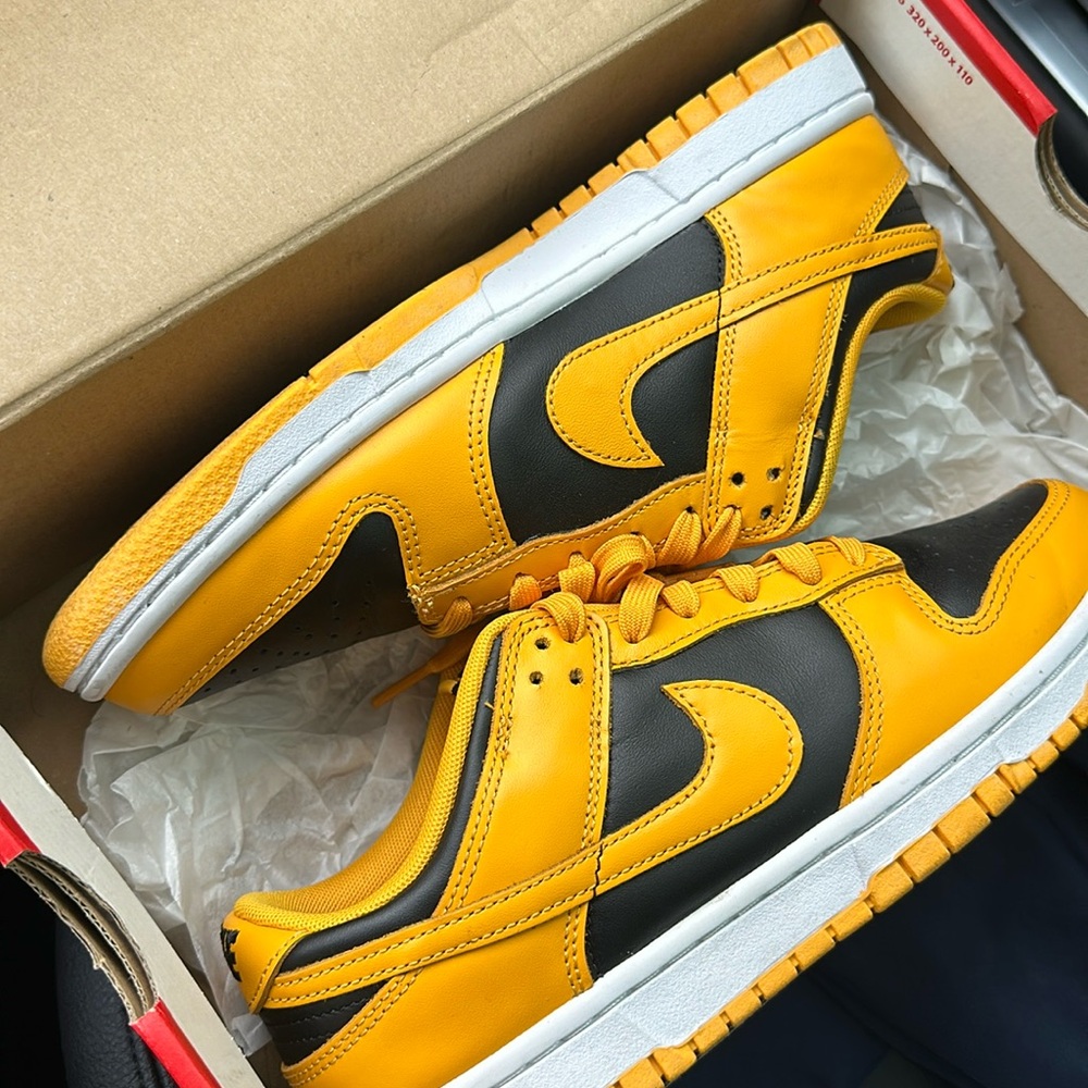 Nike Dunk Low Retro Black & Gold.